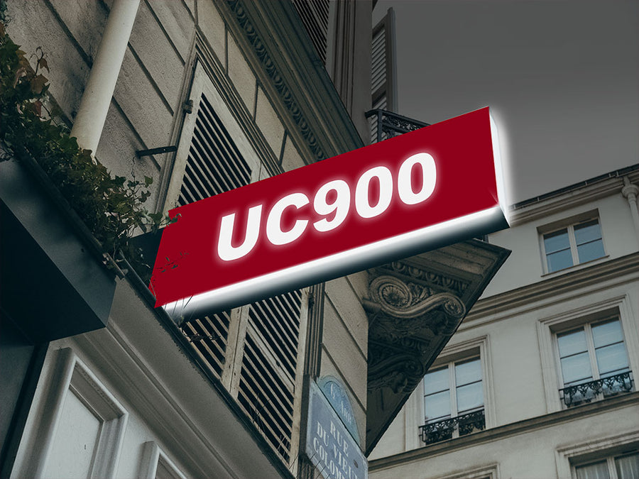 Avery UC900 Vivid Red Translucent Vinyl Sign