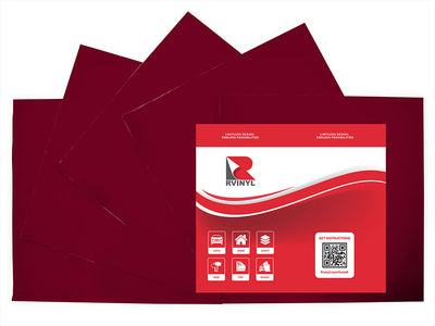 Avery UC900 Burgundy Translucent Craft Vinyl Sheet Pack
