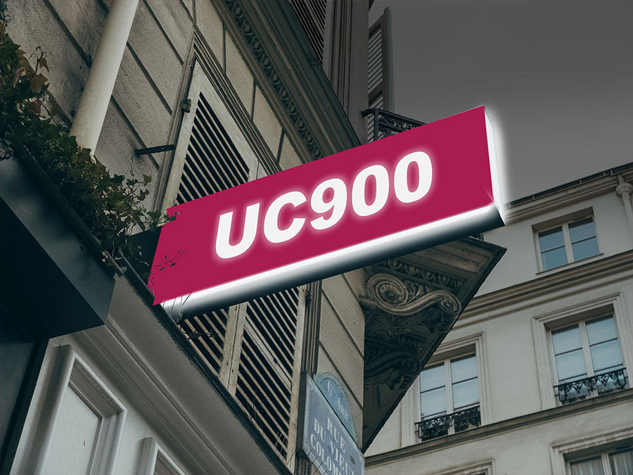 Avery UC900 Pantone 214 C Translucent Vinyl Sign
