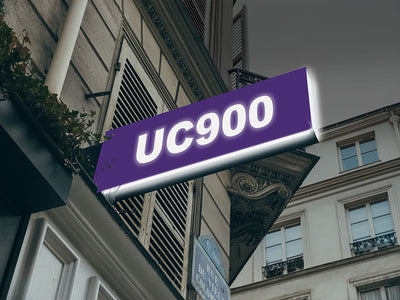 Avery UC900 Pantone 266 C Translucent Vinyl Sign