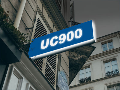 Avery UC900 Pantone 3005 C Translucent Vinyl Sign