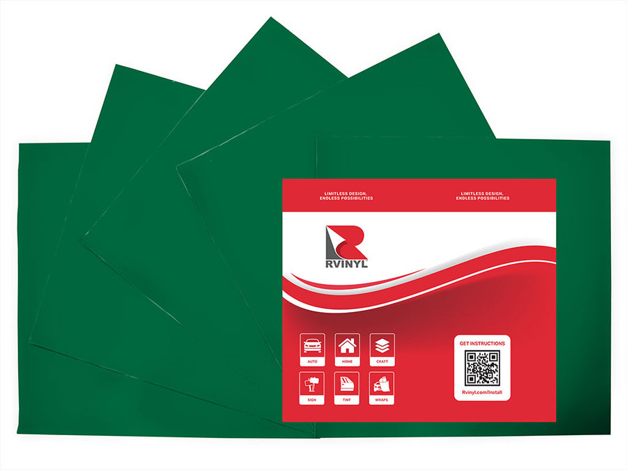 Avery UC900 Pantone 349 C Translucent Craft Vinyl Sheet Pack