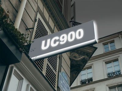 Avery UC900 Pantone 430 C Translucent Vinyl Sign
