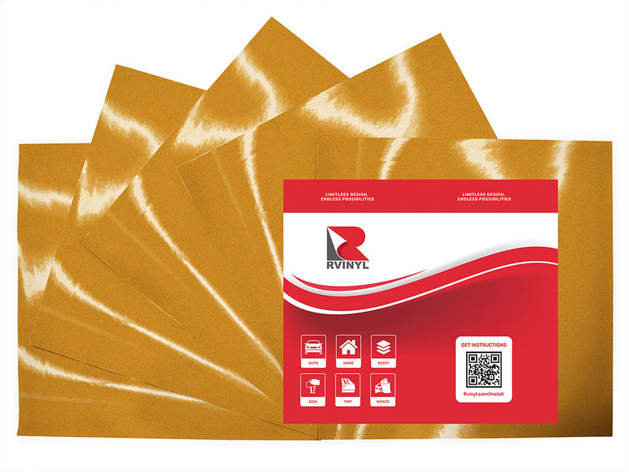 Avery V4000 Yellow Reflective Craft Vinyl Sheet Pack
