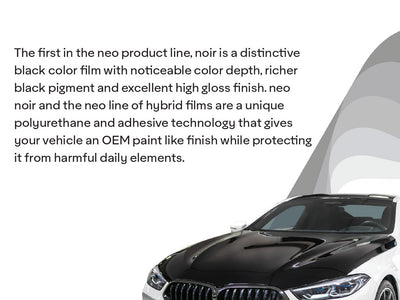 Avery Dennison neo noir Black Polyurethane Paint Protection Film