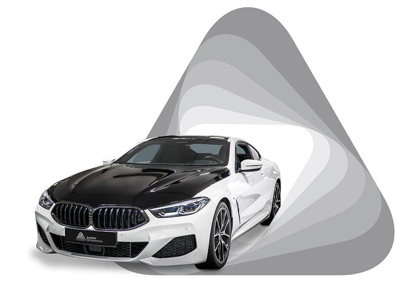 Avery Dennison neo noir Gloss Black Paint Protection Hood Wrap