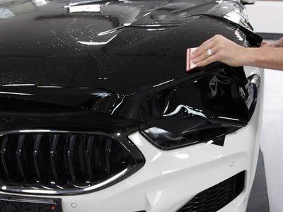 Avery Dennison neo noir Gloss Black Paint Protection Film Hood Wrap Install