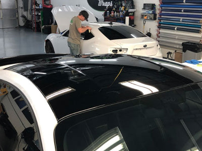 Avery Dennison neo noir Black PPF Roof Wrap