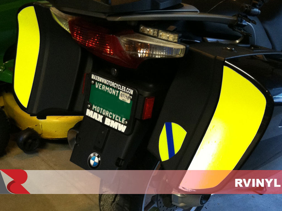 Avery Dennison™SF100 Fluorescent Yellow BMW Motorcycle Vinyl Wraps