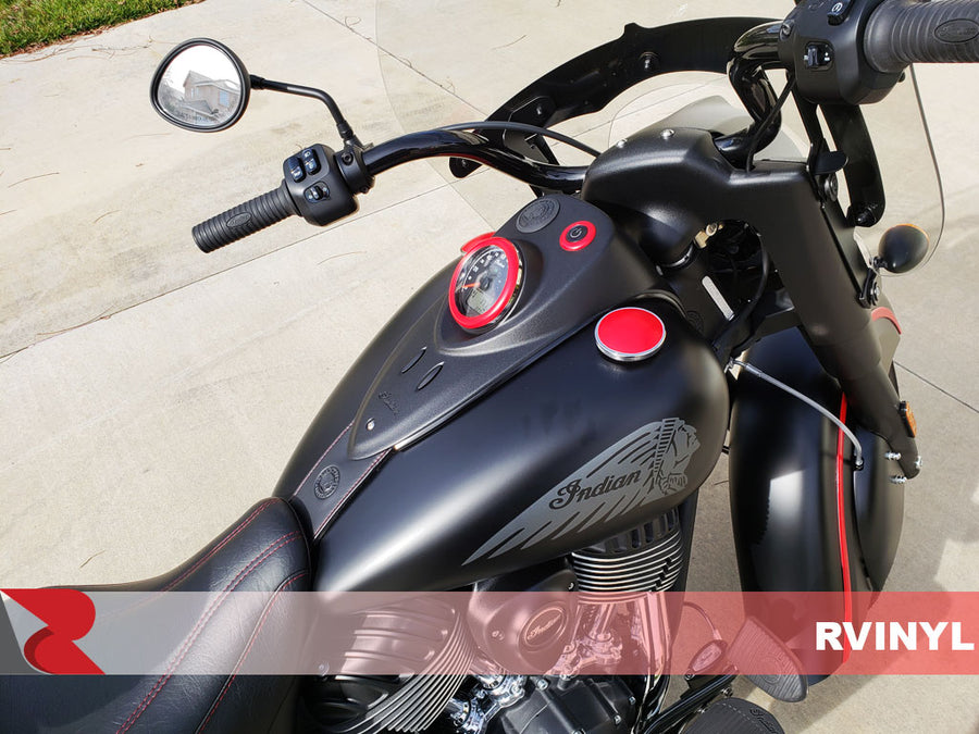 Avery SW 900 Satin Carmine Red Supreme Wrapping Film Motorcycle Wrap