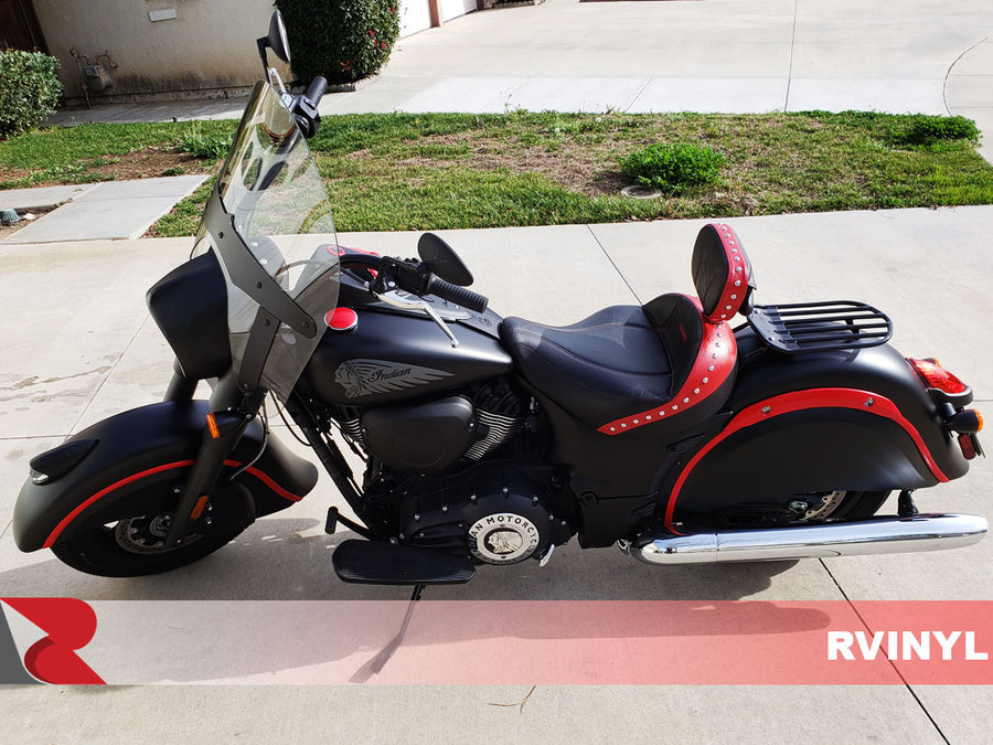 Avery SW 900 Satin Carmine Red Supreme Wrapping Film Motorcycle DIY Wrap