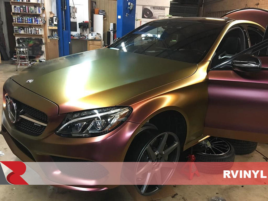 Mercedes-Benz Avery ColorFlow Satin Rising Sun SW900 Vinyl Wraps