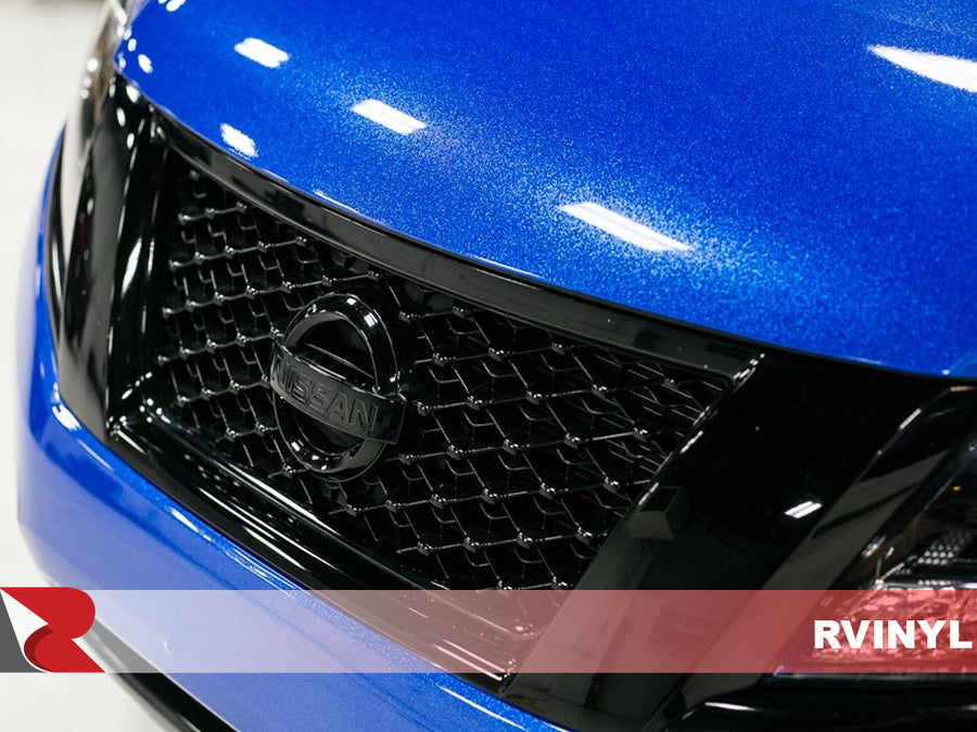 Avery Gloss Diamond Blue Supreme Wrapping Film on Nissan