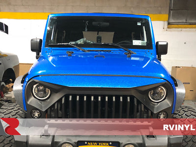 Avery Gloss Diamond Blue SW 900 Jeep Wrap