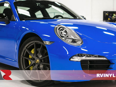 Avery SW900 Gloss Intense Blue Porsche Wrap