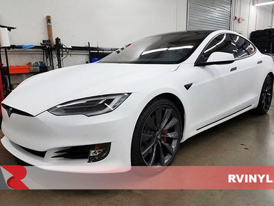 Avery Dennison™ SW900 102 Matte White Tesla Wrap Film