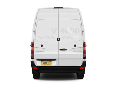 Avery V4000 White Reflective Sign Daytime View
