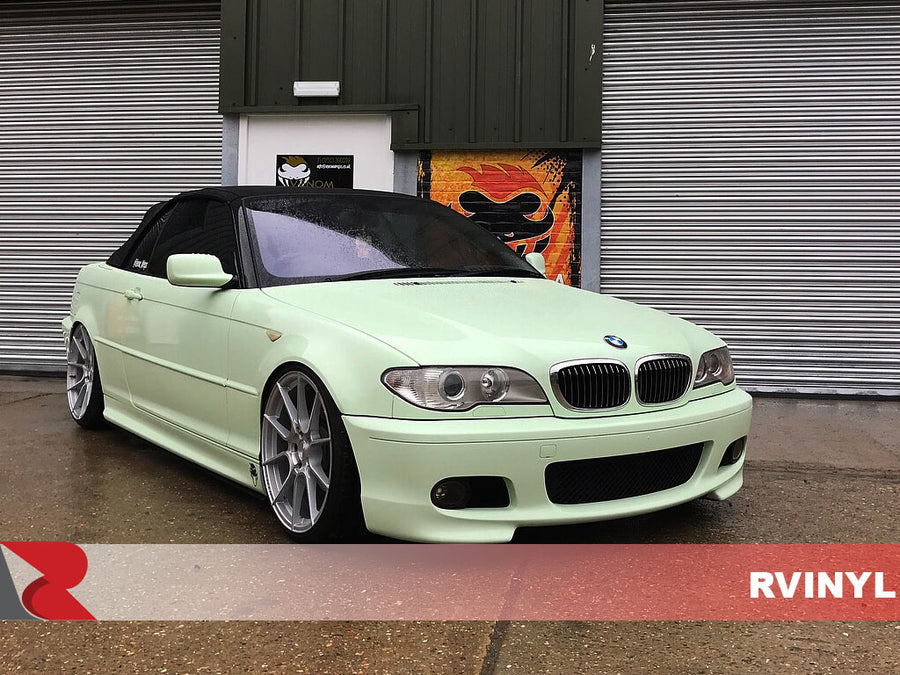 Avery Dennison™ BMW wrapped in SW900 Gloss Light Pistachio