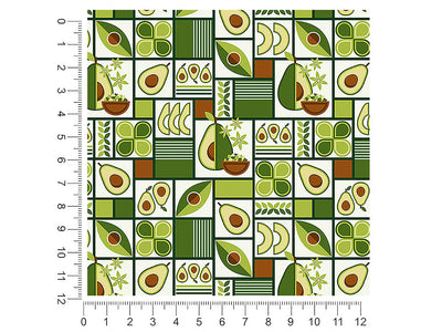 avocado toast mosaic 1ft x 1ft Craft Sheets