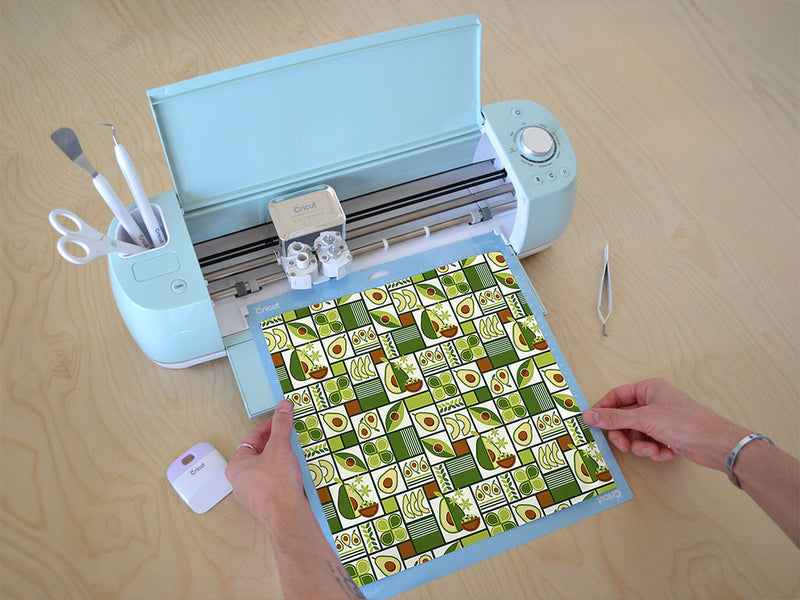 avocado toast mosaic Cricut Compatible Vinyl