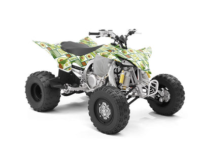 Avocado Toast Mosaic ATV Wrapping Vinyl
