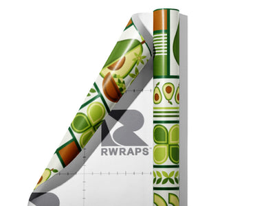 Avocado Toast Mosaic Wrap Film Sheets~Rwraps Series 914 Avocado Toast Mosaic Scrolled Sheet~3