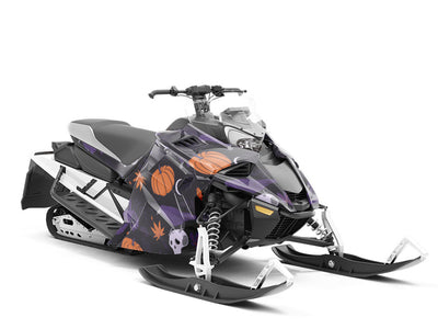Awfully Familiar Birds Custom Wrapped Snowmobile