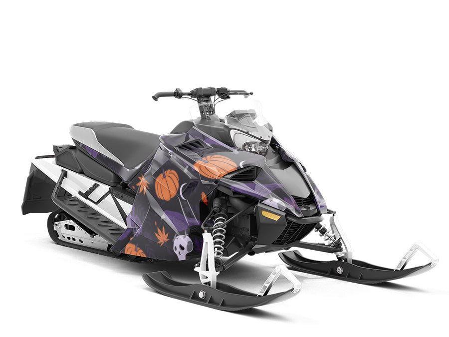 Awfully Familiar Birds Custom Wrapped Snowmobile