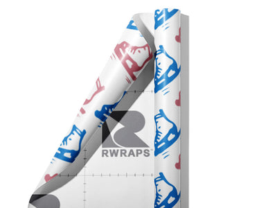 Axel Jump Sport Wrap Film Sheets~Rwraps Series 914 Axel Jump Sport Scrolled Sheet~3