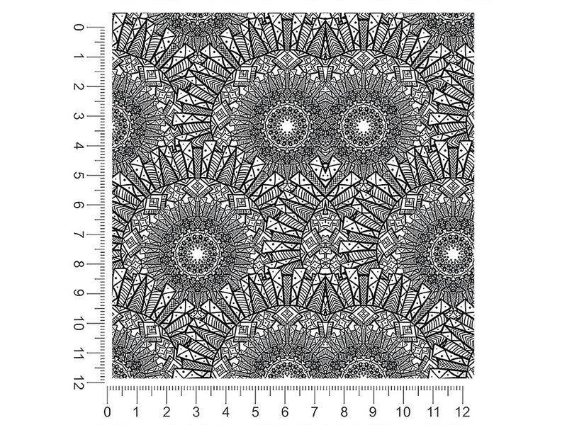 aztek sun mandala 1ft x 1ft Craft Sheets