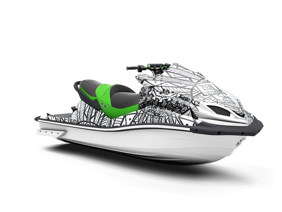 Aztek Sun Mandala Jet Ski Vinyl Customized Wrap