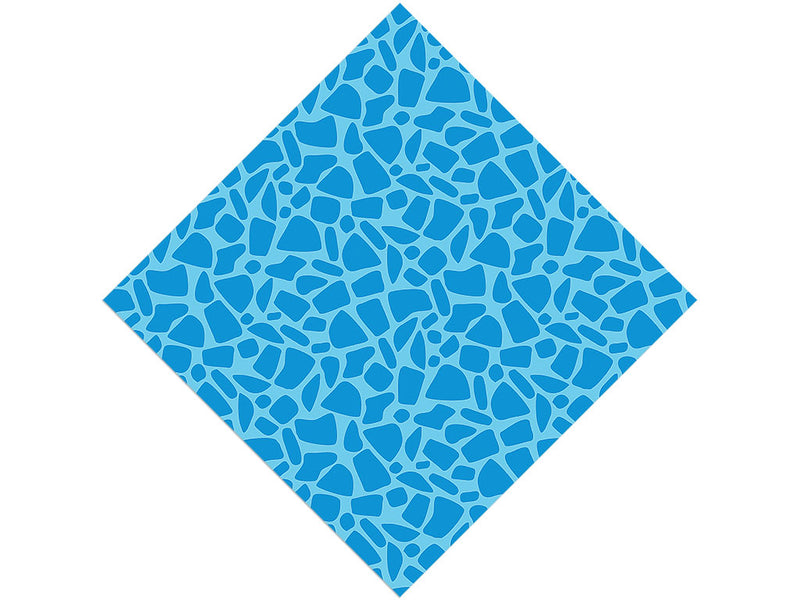 Azure  Cobblestone Vinyl Wrap Pattern