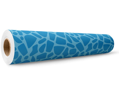 Azure  Cobblestone Wrap Film Wholesale Roll~Rwraps Series 914 Digitally Printed Vinyl Roll~5
