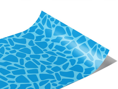 Azure  Cobblestone Vinyl Wraps~Rwraps Series 914 Digitally Printed Vinyl Wrap~1