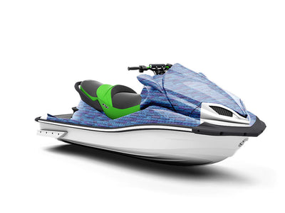 Azure  Brick Jet Ski Vinyl Customized Wrap