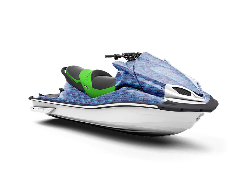 Azure  Brick Jet Ski Vinyl Customized Wrap