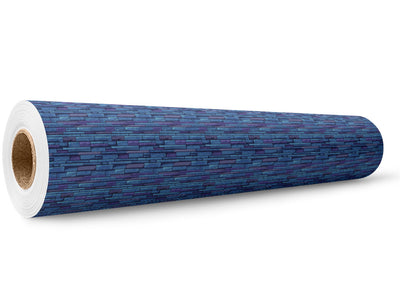 Azure  Brick Wrap Film Wholesale Roll~Rwraps Series 914 Digitally Printed Vinyl Roll~5