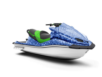 Azure Flecktarn Camouflage Jet Ski Vinyl Customized Wrap