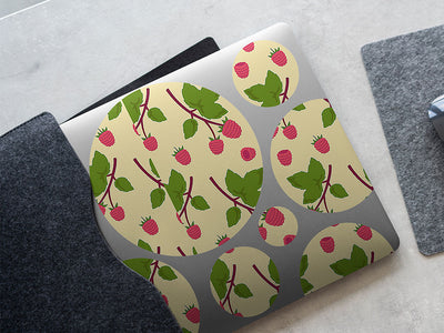 bababerry bush fruit DIY Laptop Stickers