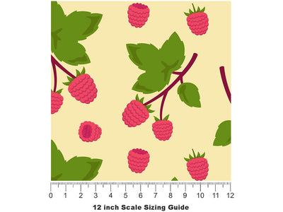 Bababerry Bush Fruit Vinyl Film Pattern Size 12 inch Scale~Rwraps Bababerry Bush Fruit Sizing Chart~2