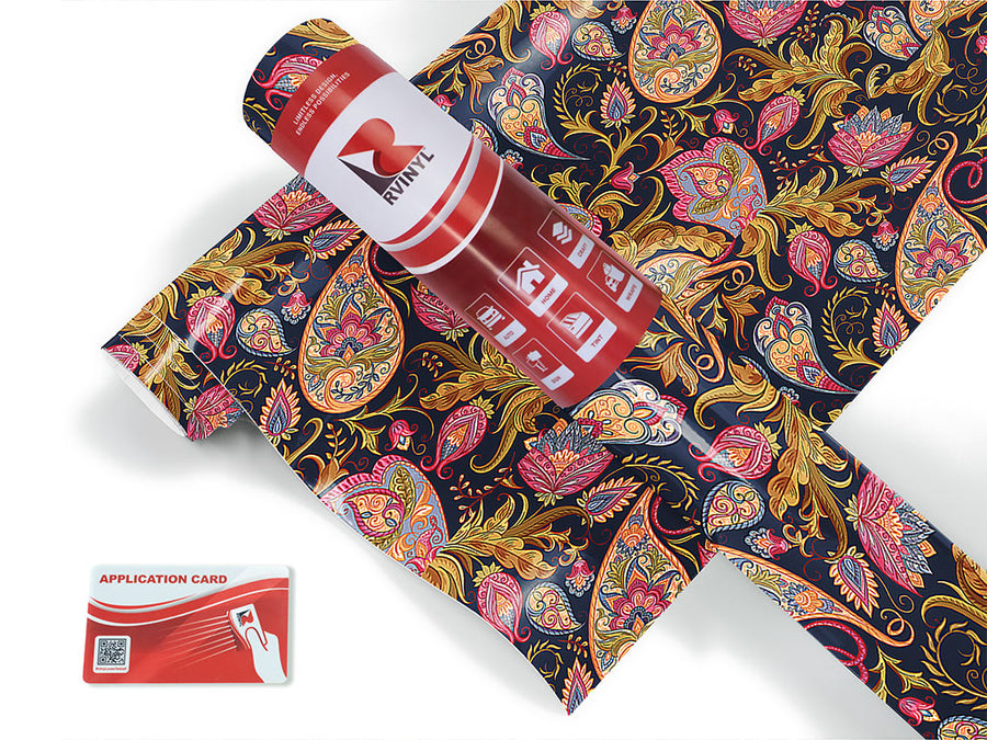 babushka babushka paisley Craft Vinyl Roll