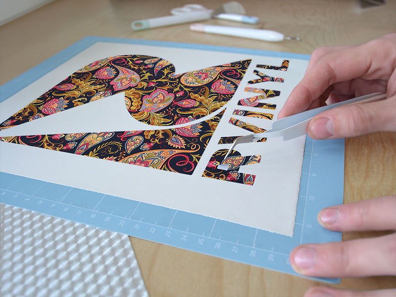 babushka babushka paisley Easy Weed Craft Vinyl