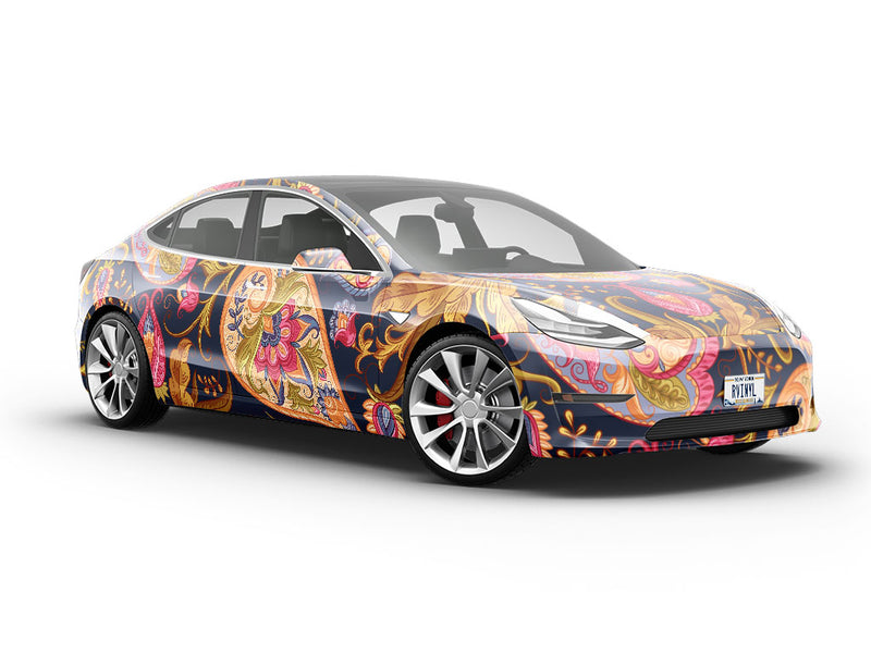 Babushka Babushka Paisley Vehicle Vinyl Wrap