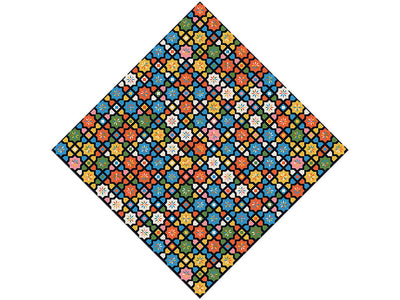 Babushka Rose Mosaic Vinyl Wrap Pattern