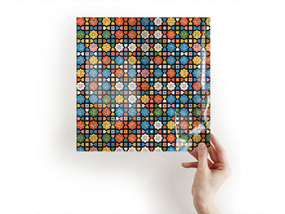 babushka rose mosaic Craft Sheets