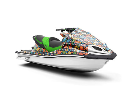 Babushka Rose Mosaic Jet Ski Vinyl Customized Wrap