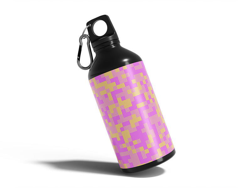 baby blanket pixel Water Bottle DIY Stickers