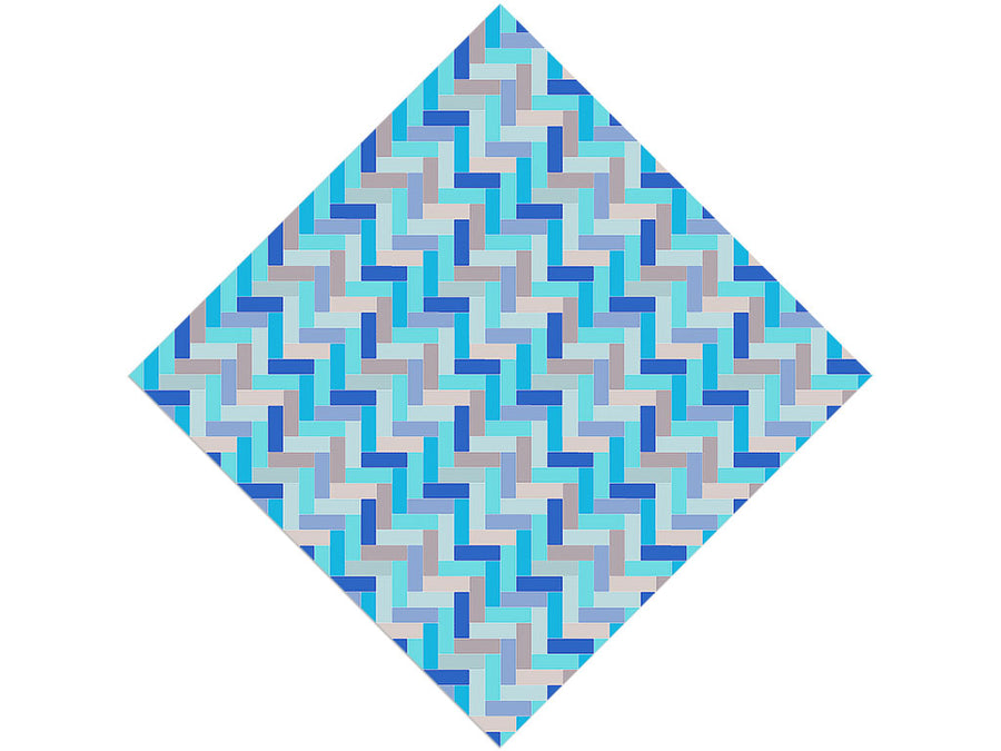 Baby Blue Brick Vinyl Wrap Pattern