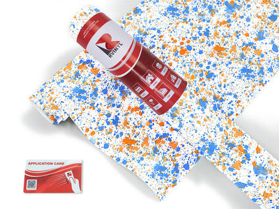 baby blues paint splatter Craft Vinyl Roll