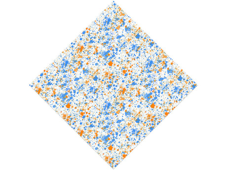 Baby Blues Paint Splatter Vinyl Wrap Pattern